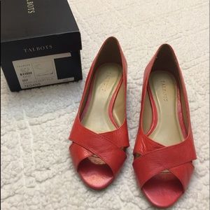 Talbots Dark Desert Flo Heels